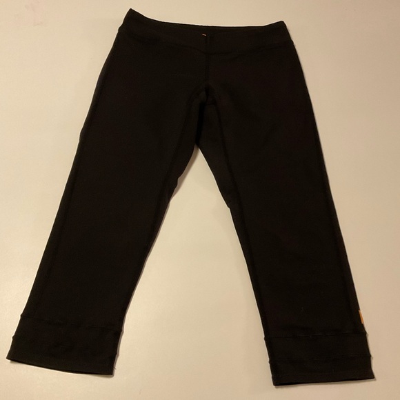 Lucy Pants - Lucy Workout Leggings, Black Recycled Lucy Performance Leggings Yoga Pants, Sz S